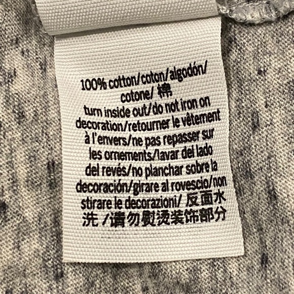 PINK Victoria's Secret Gray Open Cross Back T-shirt - Picture 5 of 5